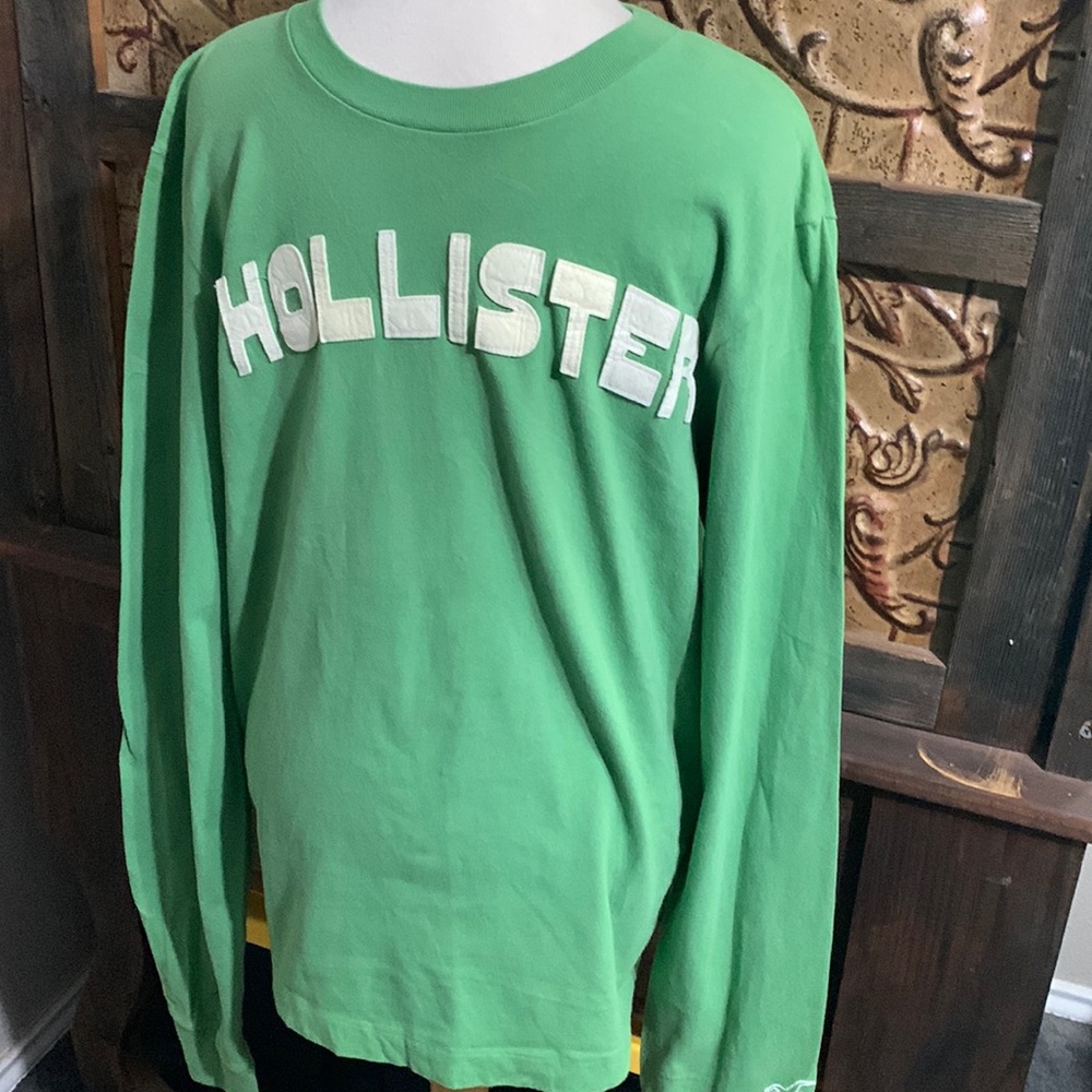 Hollister Green Pull Over Sweater (Size: M)